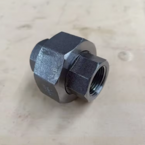 Manufacturer ASTM B16.11 Pipe Fitting A105 1 Npt Union 3000 Steel Pipe Fitting Union Class 3000 NPT