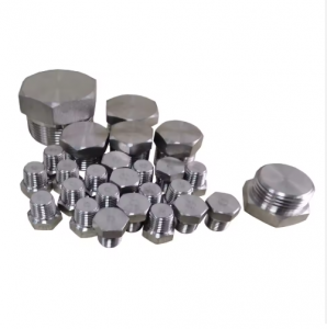 ASNI B16.11 Согылган квадрат тыгын 1/2″ #3000 NPT A105 NPT Углерод корыч торба фитинглары Согылган квадрат башлы тыгын