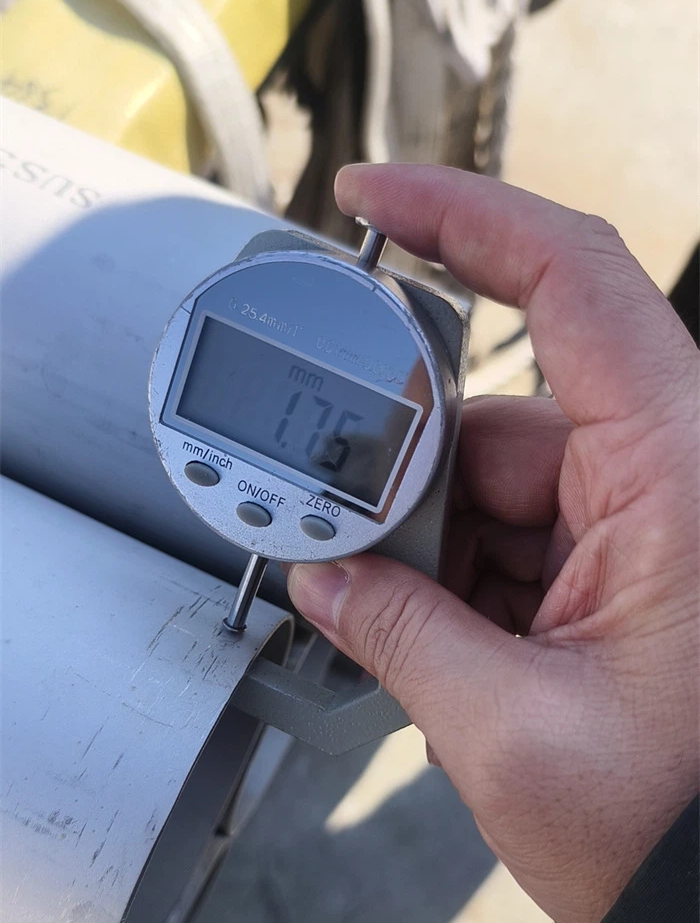 alloy pipe measurement