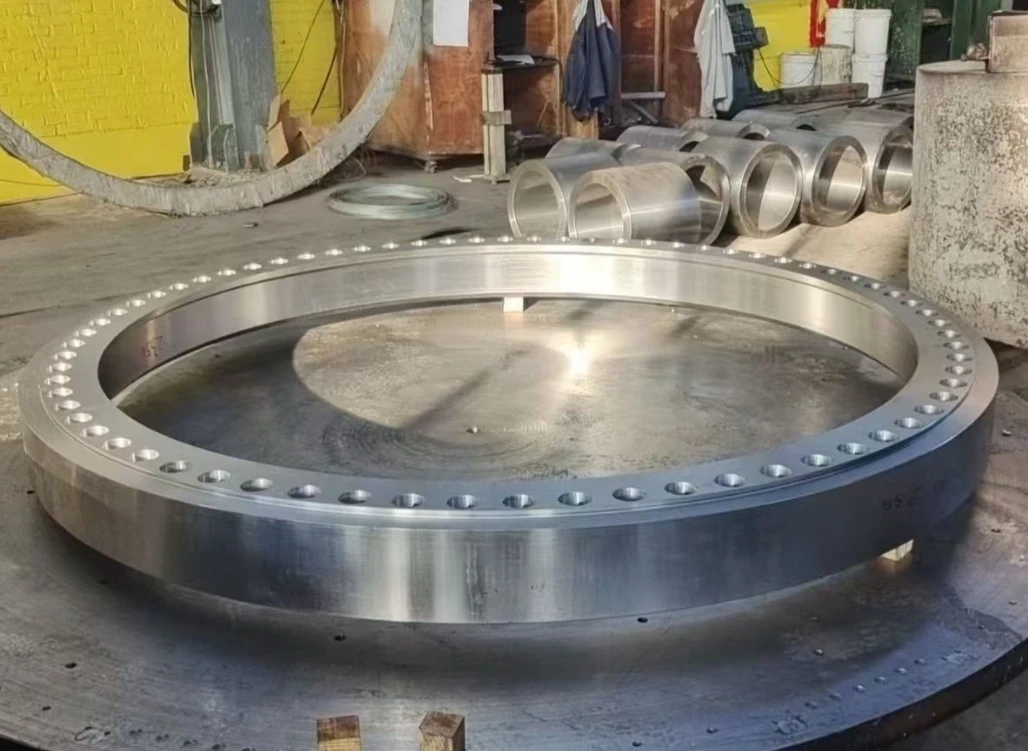 customized flange in factory