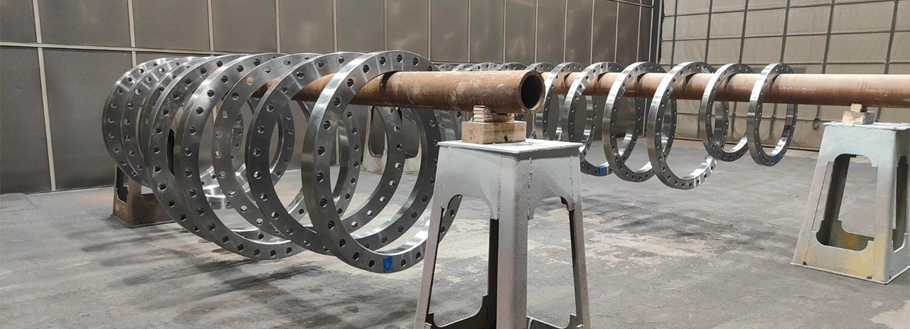 customized flange in warehouse