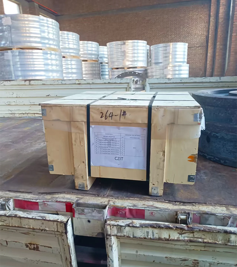 flange package and shipping