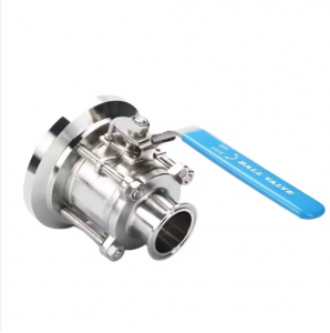 Sanitary Ball Valve Stainless Steel 304L 316L 1000WOG Pressure Vessels Storage Tanks Tri-Clamped DN50 Tank Bottom Ball Valve