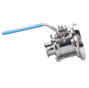 Sanitary Ball Valve Stainless Steel 304L 316L 1000WOG Pressure Vessels Storage Tanks Tri-Clamped DN50 Tank Bottom Ball Valve